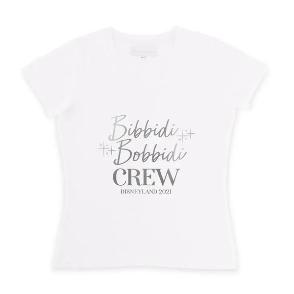 Personalized Bridal Party Wedding T-Shirt - Bibbidi Bobbidi Crew