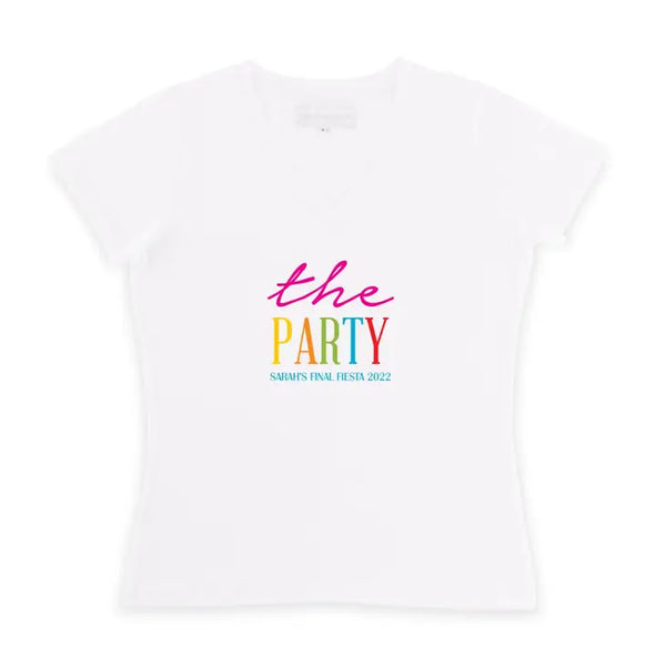 Personalized Bridal Party Wedding T-Shirt - The Party