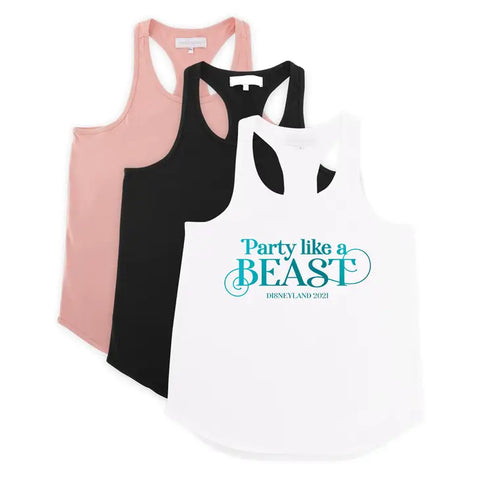 Personalized Bridal Party Wedding Tank Top - Party Like A Beast