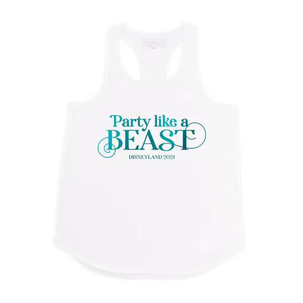 Personalized Bridal Party Wedding Tank Top - Party Like A Beast