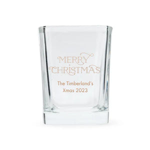 Custom Printed 2 oz. Square Shot Glass Favour - Holiday | More Occasions