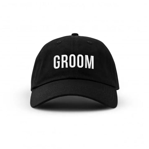 Men's Embroidered Bachelor Party Dad Hat - Groom