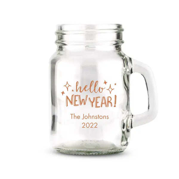 Personalized Mini Mason Jar Shot Glass Party Favor - More Occasions