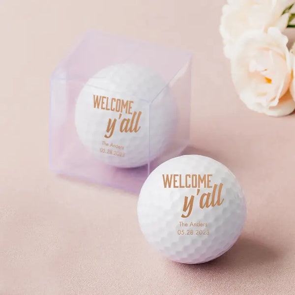 Personalized Golf Ball Wedding Favour - More Occasions