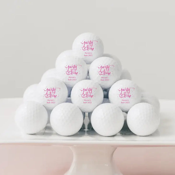 Personalised Golf Ball Wedding Favour - Birthday | More Occasions