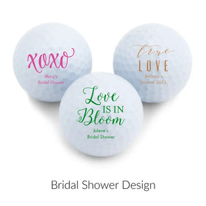 Personalised Golf Ball Wedding Favour - Bridal Shower | More Occasions