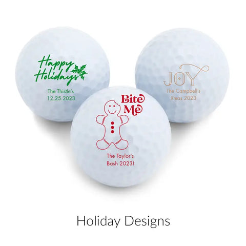 Personalised Golf Ball Wedding Favour - Holiday | More Occasions