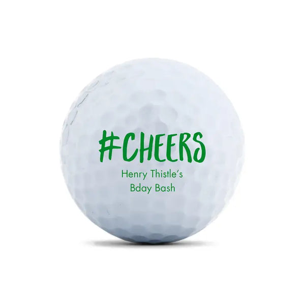 Personalised Golf Ball Wedding Favour - Birthday | More Occasions