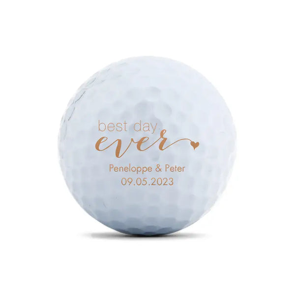 Personalized Golf Ball Wedding Favour - Trendy Sayings | More Designs