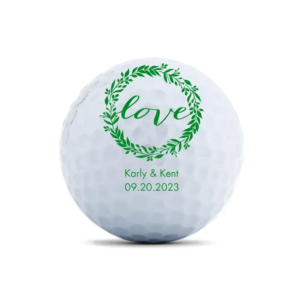 Personalized Golf Ball Wedding Favor - Wedding