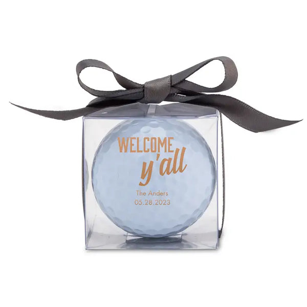 Personalized Golf Ball Wedding Favour - More Occasions