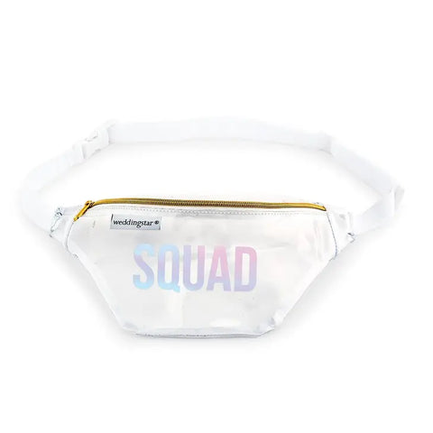 Clear Plastic Fanny Pack - Squad