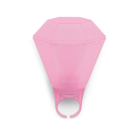 Light Up LED Diamond Ring Shot Glass - Pink