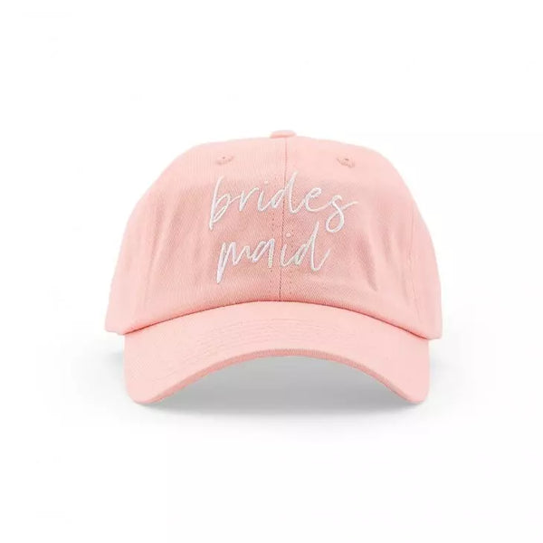 Women's Embroidered Bachelorette Party Dad Hat - Bridesmaid Script