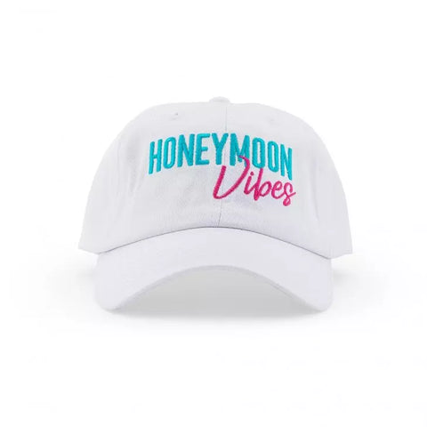 Women's Embroidered Bachelorette Party Dad Hat - Honeymoon Vibes