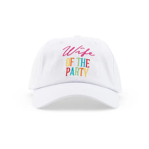 Women's Embroidered Bachelorette Party Dad Hat - Wife Of The Party