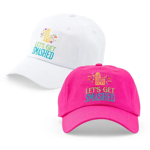 Women's Embroidered Bachelorette Party Dad Hat - Get Smashed