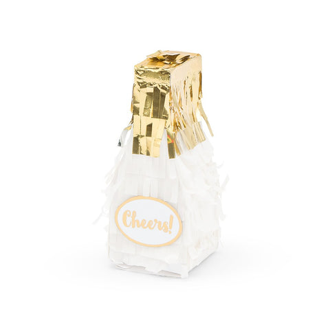 Mini Piñata Favor Box - Champagne Bottle