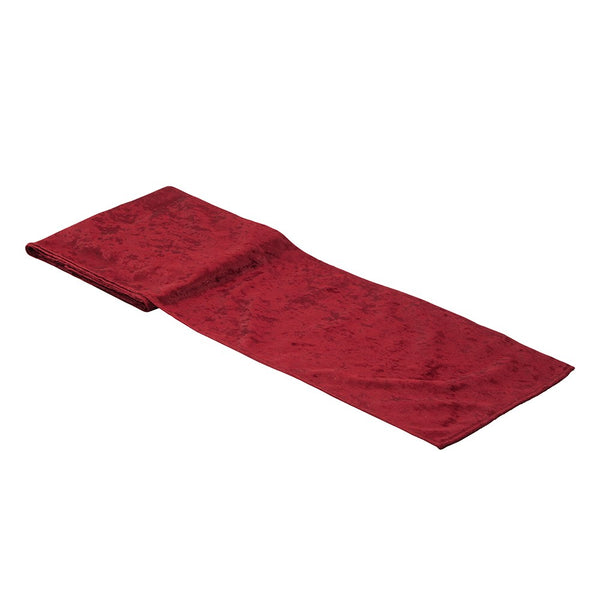 Velvet Table Runner - Ruby Red