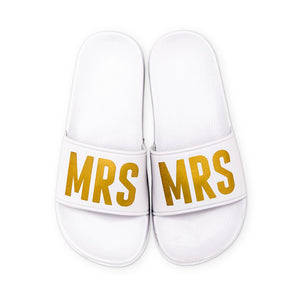 Women’s Bridal Party Slide Sandals - Mrs