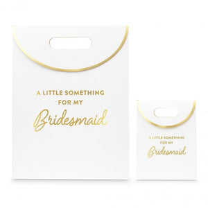 Paper Gift Bag With Handles - For My Bridesmaid