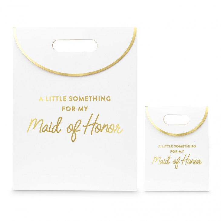 Paper Gift Bag With Handles - For My Maid Of Honor