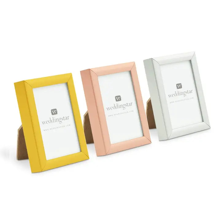 Small 1.75" X 2.5" Metallic Picture Frame - Gold, Silver, Or Rose Gold - Set of 3