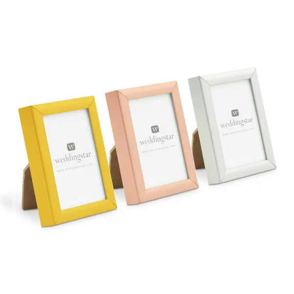 Small 1.75" X 2.5" Metallic Picture Frame - Gold, Silver, Or Rose Gold - Set of 3