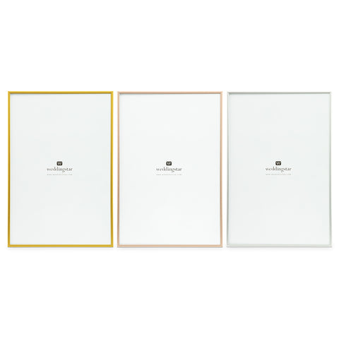 Large 12 X 18" Metallic Picture Frame - Gold, Silver, Or Rose Gold