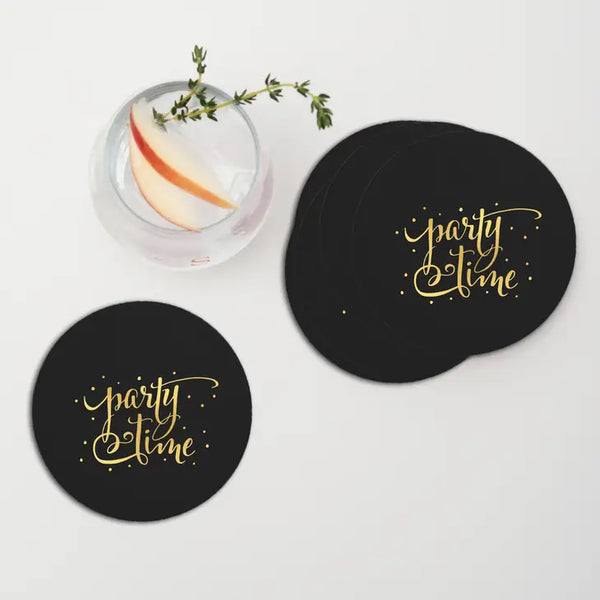 Personalized Paper Coasters - Round - Birthday