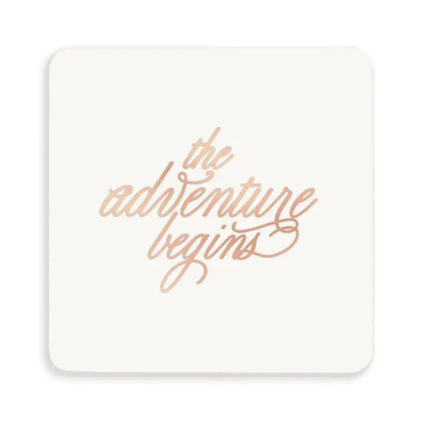 Personalized Paper Coasters - Square - Baby Shower