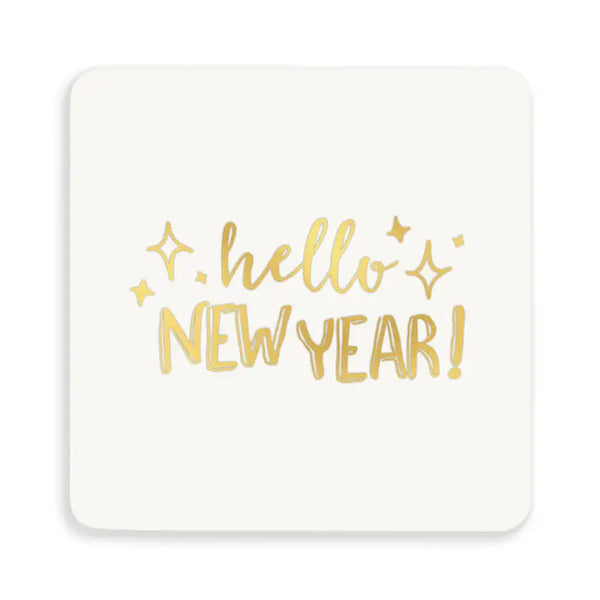 Personalized Paper Coasters - Square - Holiday