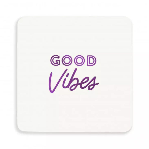 Personalized Paper Coasters - Square - Trendy Sayings