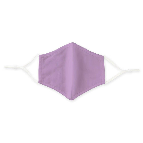 Kid's Reusable, Washable 3 Ply Cloth Face Mask With Filter Pocket - Lavender Purple