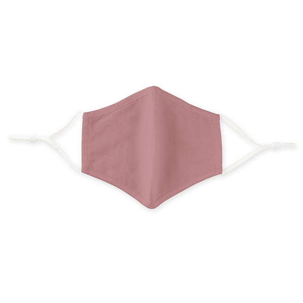 Adult Reusable, Washable 3 Ply Cloth Face Mask With Filter Pocket - Mauve