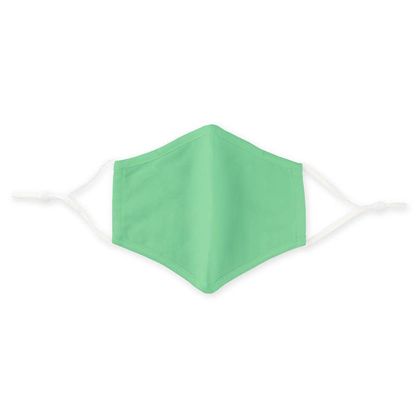 Kid's Reusable, Washable 3 Ply Cloth Face Mask With Filter Pocket - Mint Green