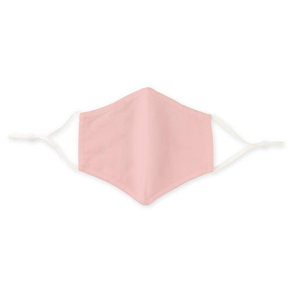 Kid's Reusable, Washable 3 Ply Cloth Face Mask With Filter Pocket - Blush Pink