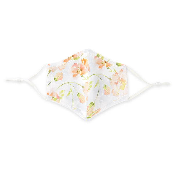 Adult Reusable, Washable 3 Ply Cloth Face Mask With Filter Pocket - Pastel Floral