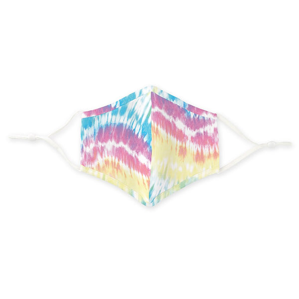 Adult Reusable, Washable 3 Ply Cloth Face Mask With Filter Pocket - Tie-Dye