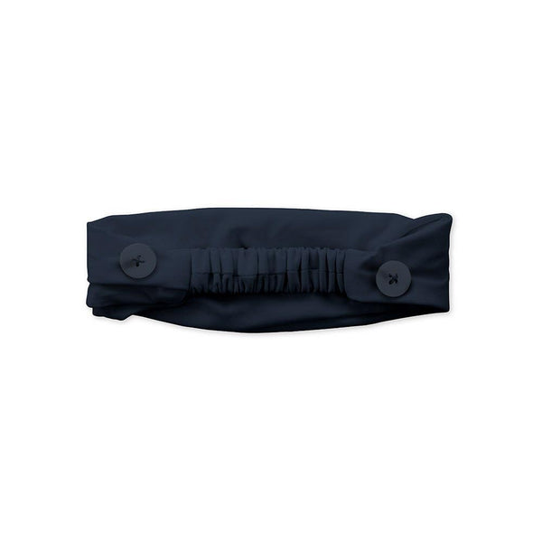 Kids Face Mask Headband Holder - Navy Blue