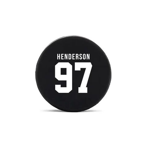 Custom Hockey Puck Bottle Opener Gift - Jersey Back