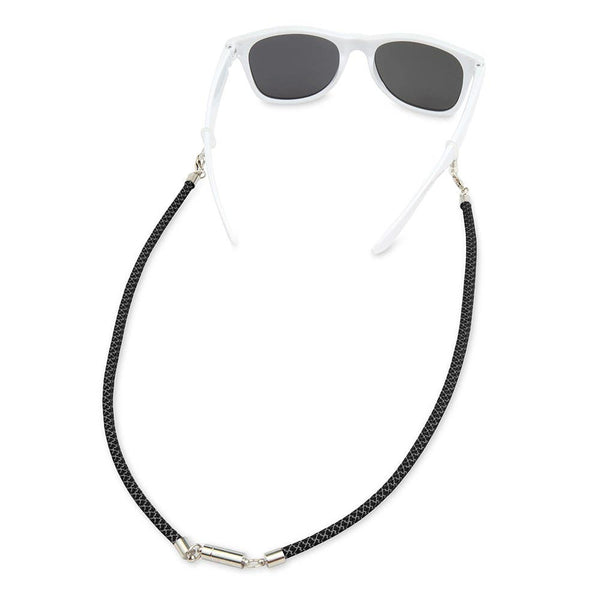 23" Face Mask Lanyard With Magnetic Safety Release - Black