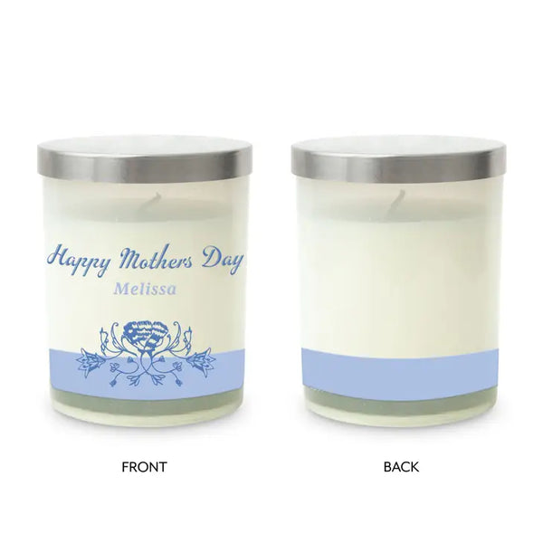 Personalized Glass Jar Gift Candle with Lid - Happy Mother’s Day