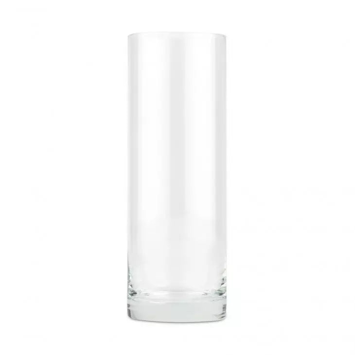 Personalized Glass Cylinder Vase - Custom Text