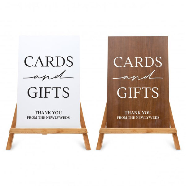 Personalized Wooden 12” x 18” Wedding Sign - Cards and Gifts