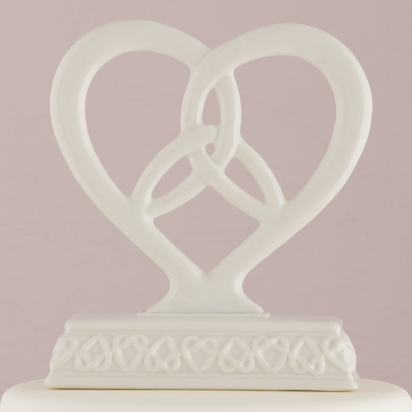 Heart Framed Trinity Knot Cake Top