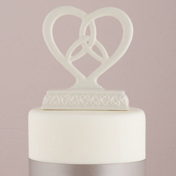 Heart Framed Trinity Knot Cake Top