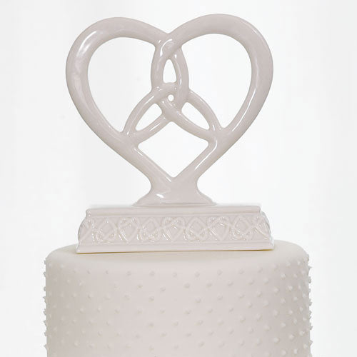 Heart Framed Trinity Knot Cake Top