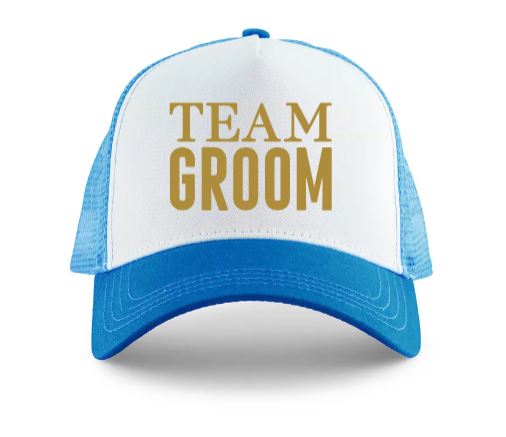 Wedding Party Snapback Trucker Hats - Team Groom