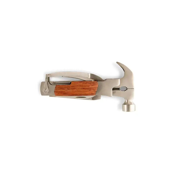 Personalized Rose Wood Handle Hammer Multi-Function Tool - Monogram Engraved